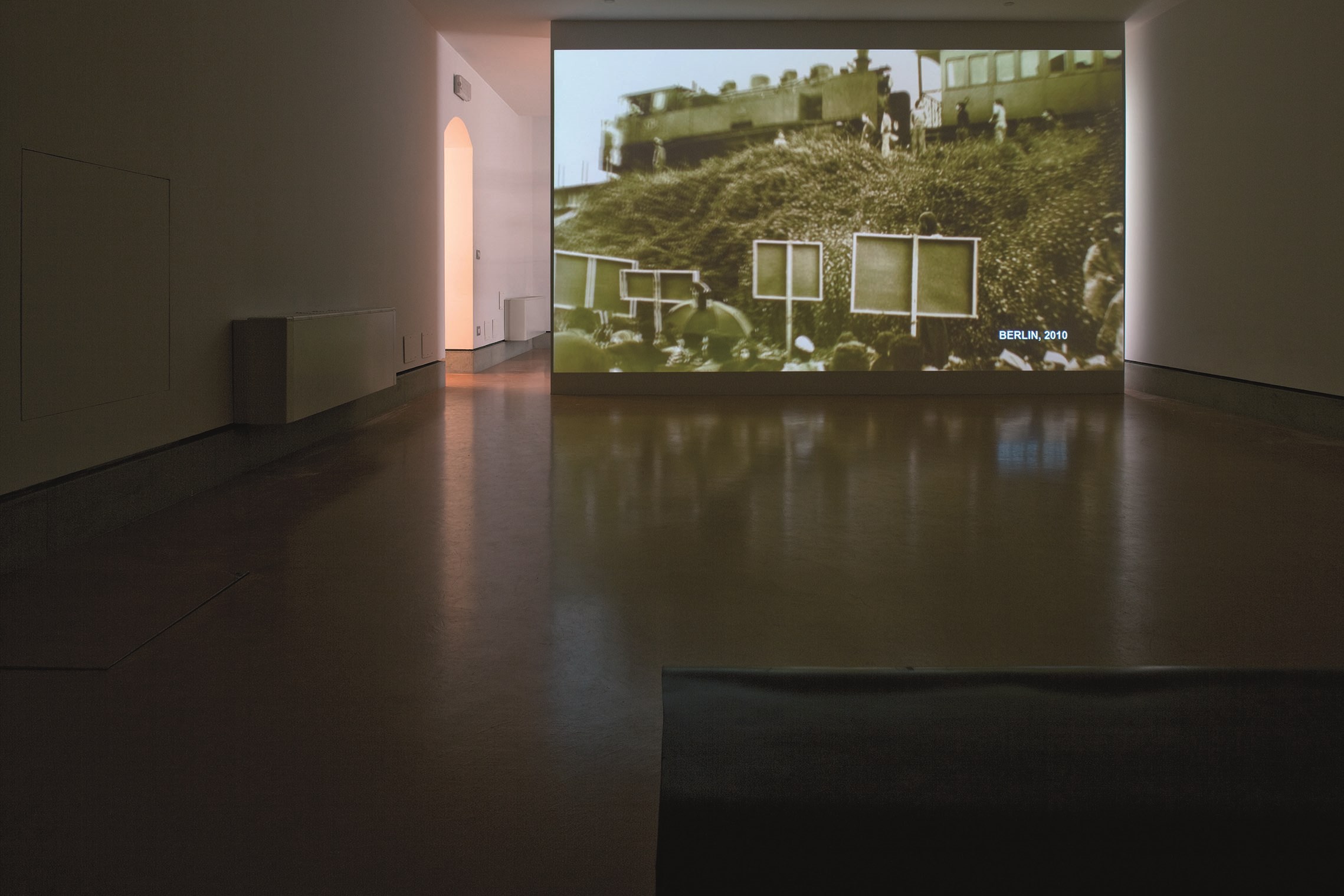 “No Place Like: 4 Houses, 4 Films” at the 12th Venice Architecture  Biennale, in 2010 © Leonardo Finotti, courtesy TAL