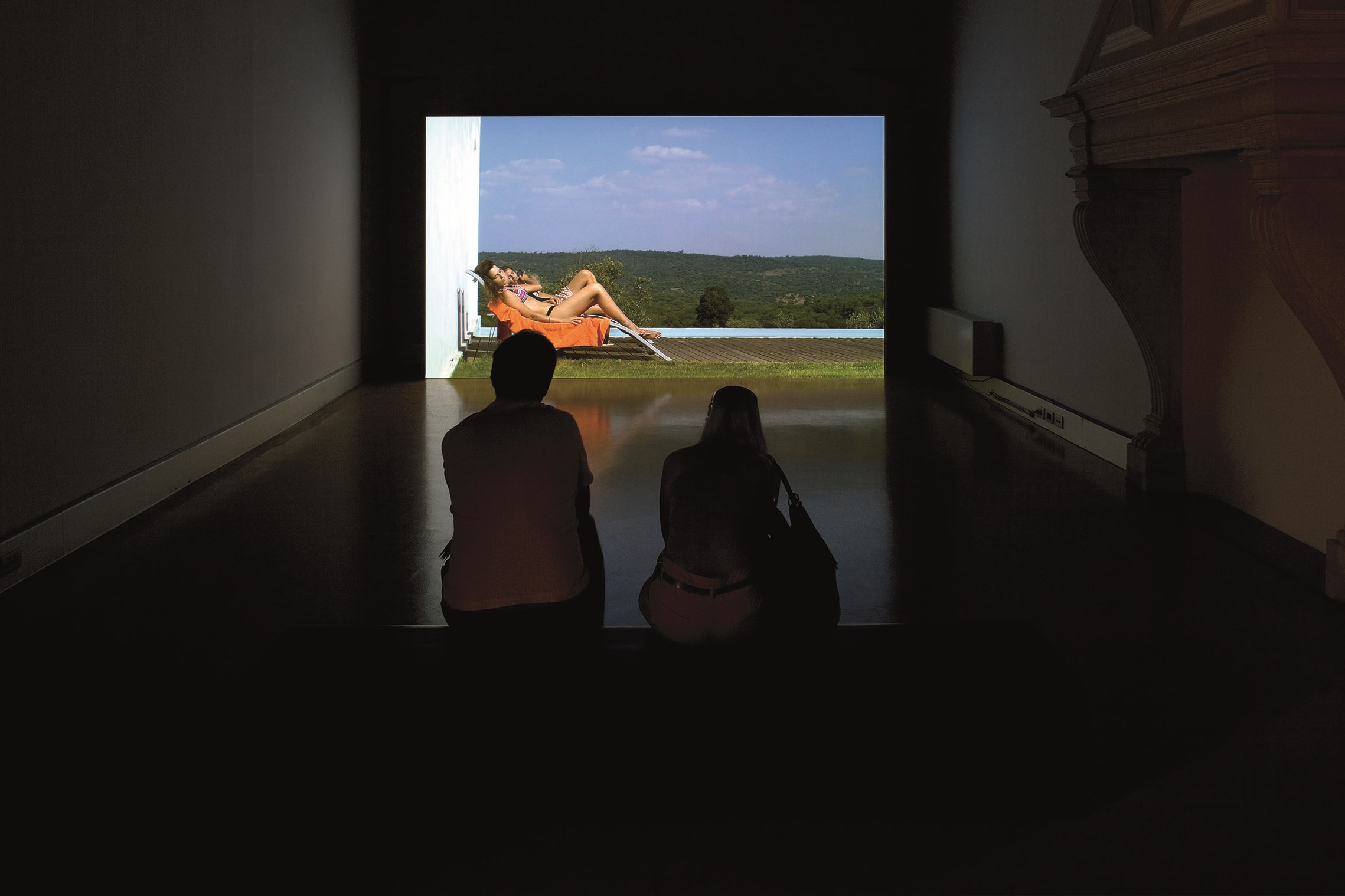 “No Place Like: 4 Houses, 4 Films” at the 12th Venice Architecture  Biennale, in 2010 © Leonardo Finotti, courtesy TAL