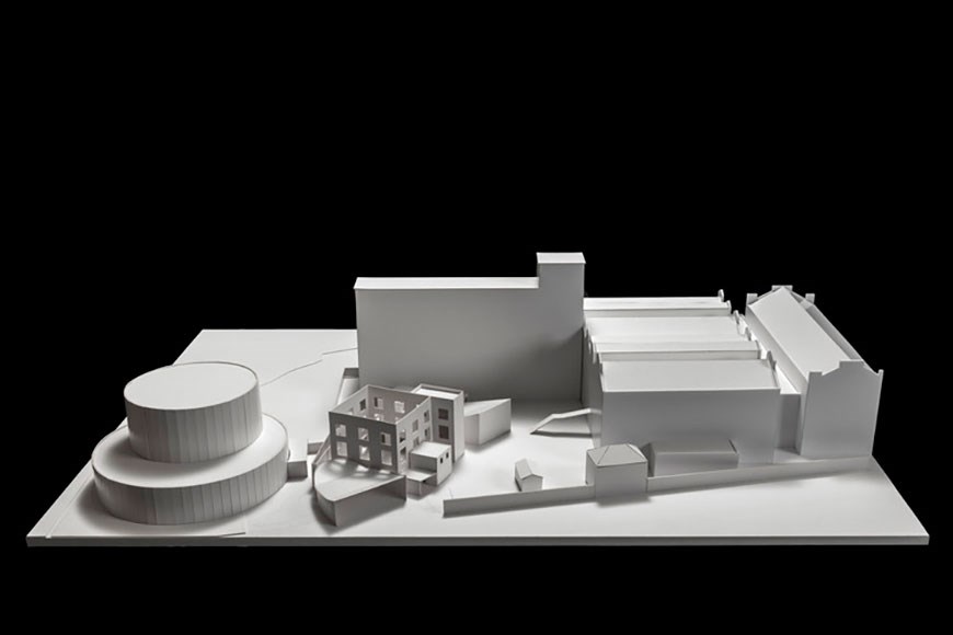 Maquete da instalação A Forma da Forma