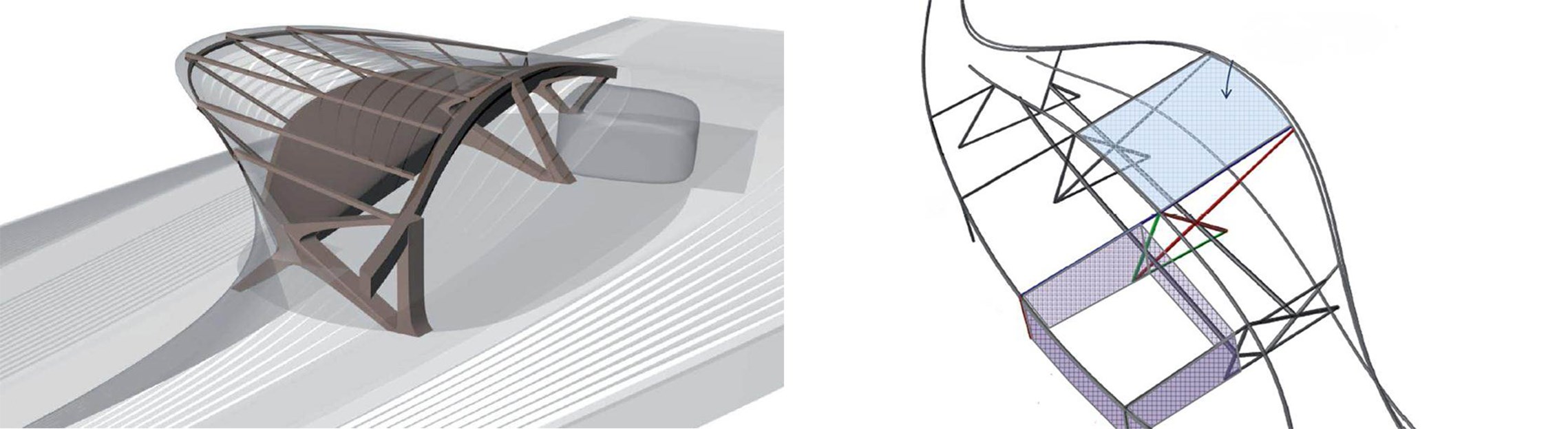 Preliminary design of the MAAT – solution with “ribs”