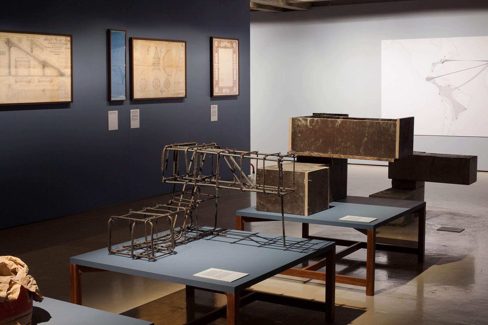 Exposição Obra, curadoria de André Tavares, Bétons Armés Hennebique
© Tiago Casanova