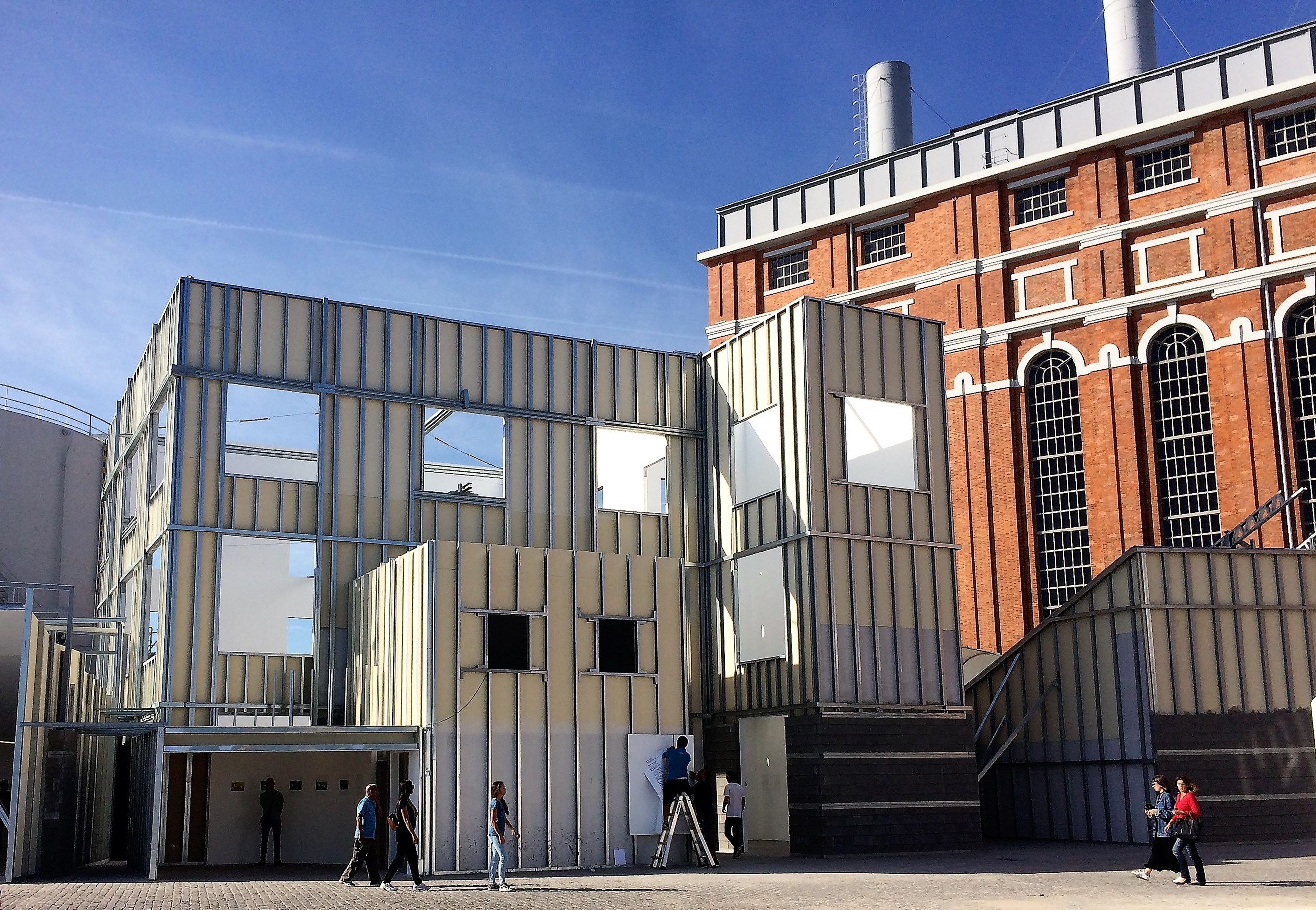 Pavilhão A Forma da Forma no Pátio da Central Tejo, MAAT © Nuno Grande