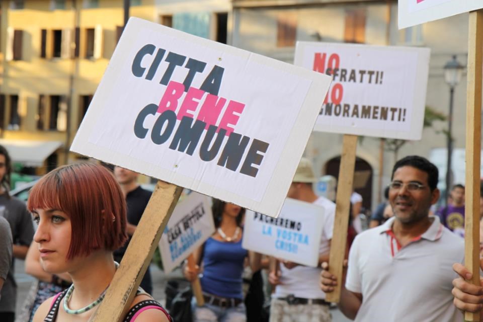 Fotografia de Manifestação em Nápoles