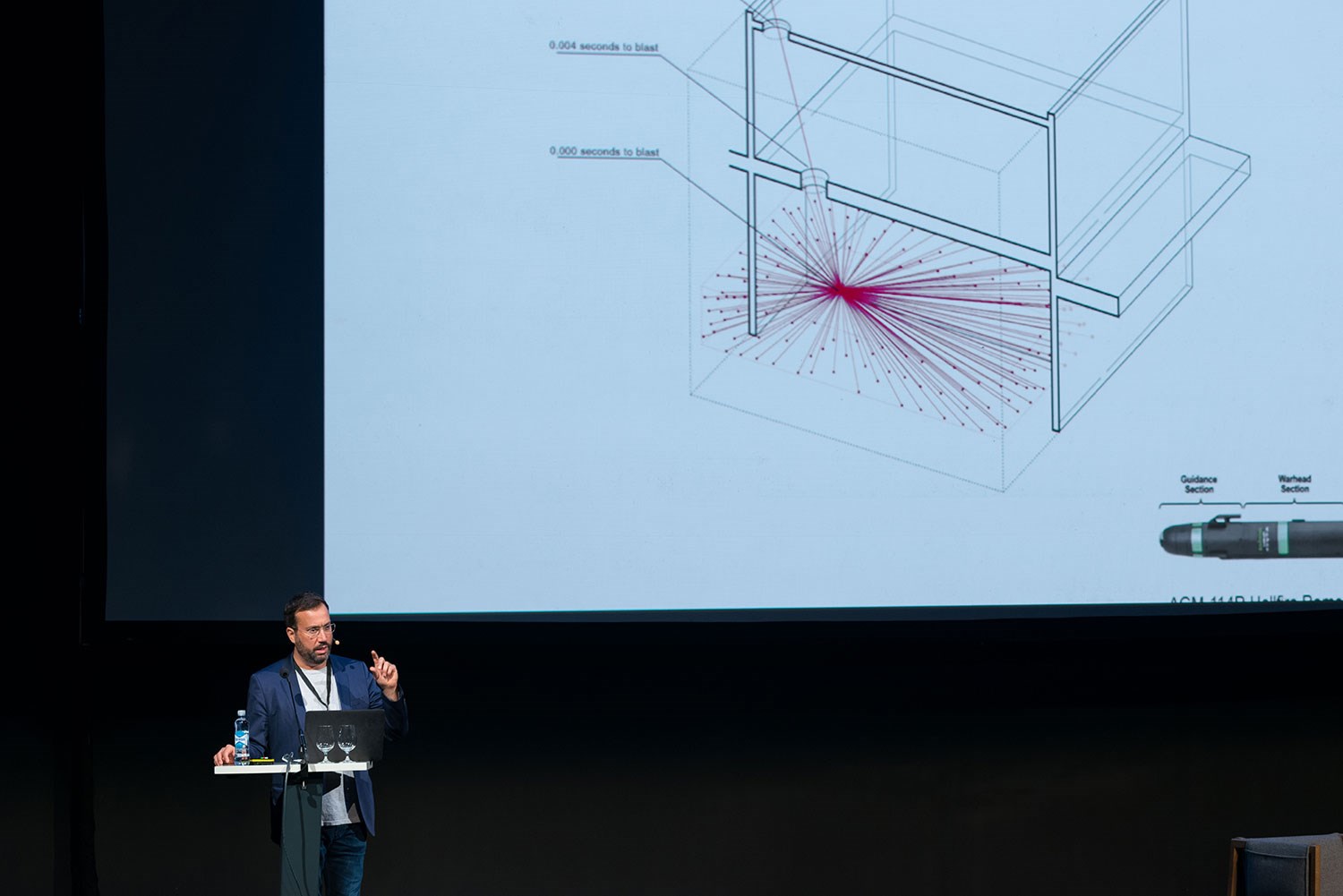 Conferência de Eyal Weizman
© Istvan Virag