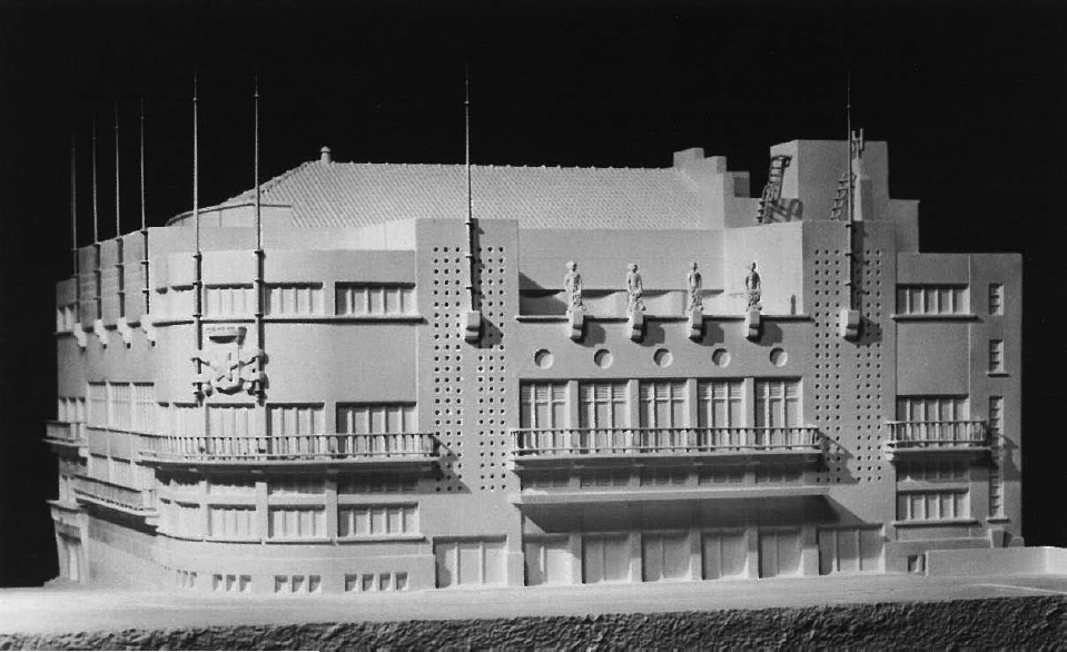 Cine-Teatro de São João - maquete (1944)
 © Revista Monumentos n.º 29, p. 132
